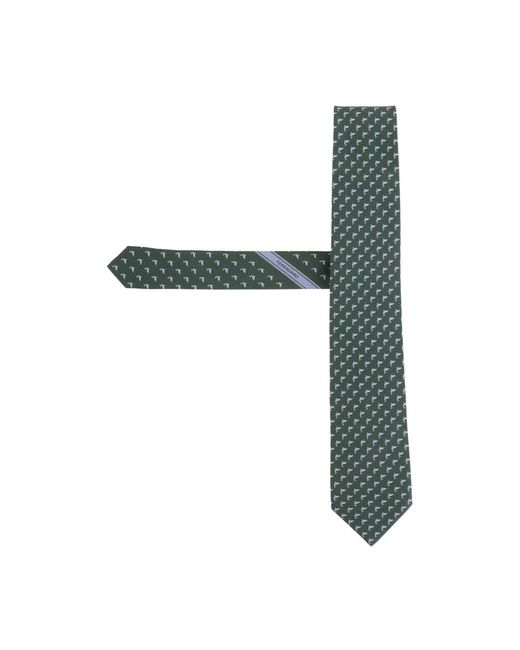 Ties Ferragamo de hombre de color Green