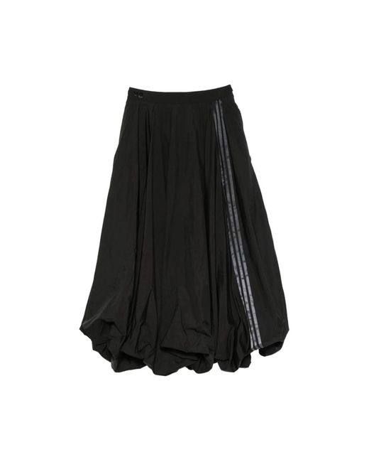 Y-3 Black Maxi Skirts