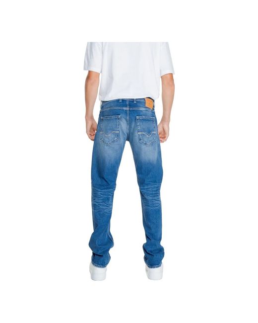 Replay Rechte Jeans in het Blue voor heren