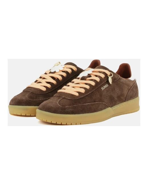 Sun 68 Brown Sneakers