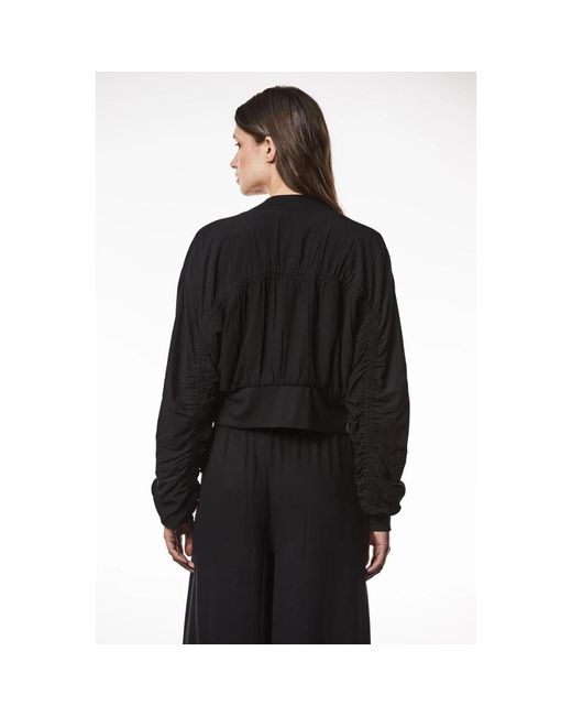 Thom Krom Short Bomber Jacket in het Black