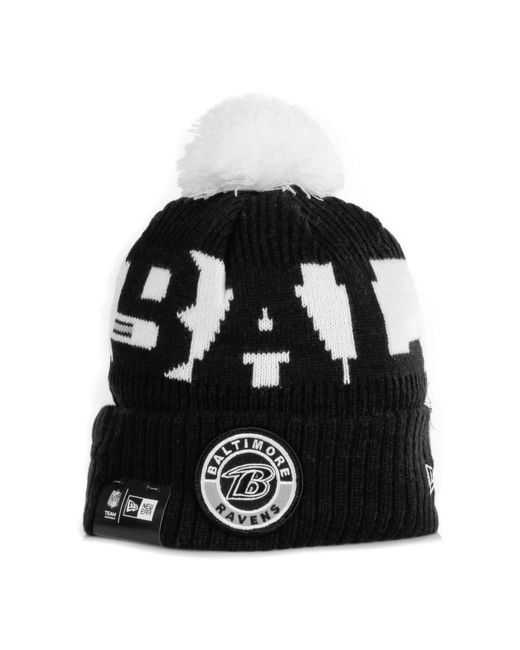 KTZ Black Beanies for men