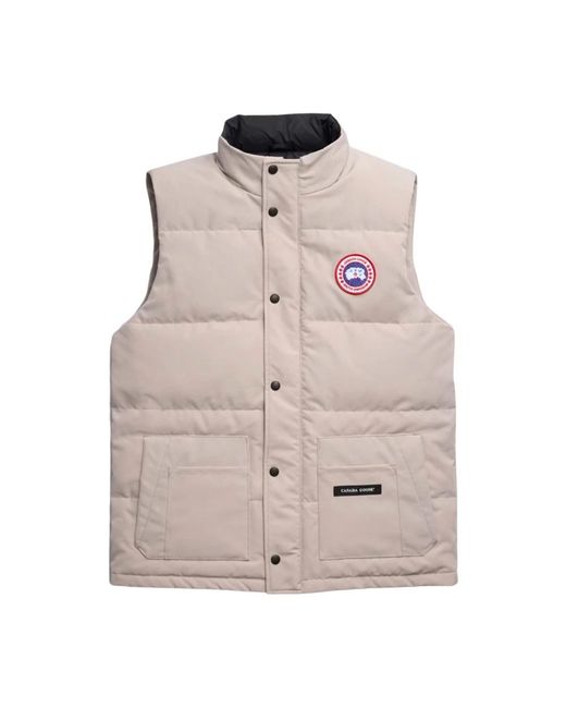 Canada Goose Gray Vests for men