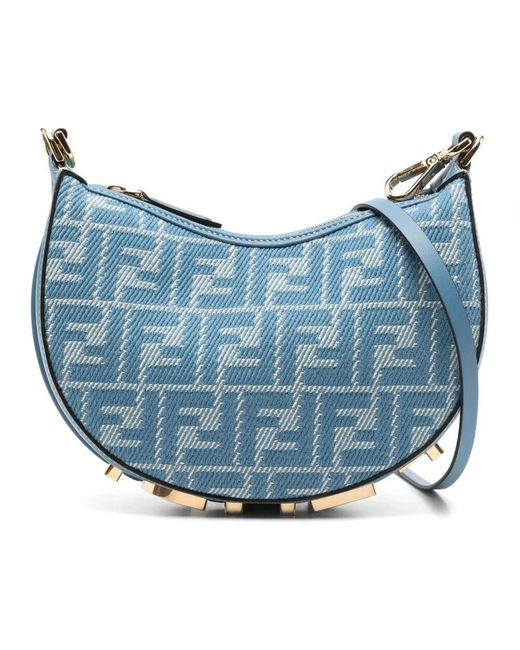 Fendi Blue Handbags