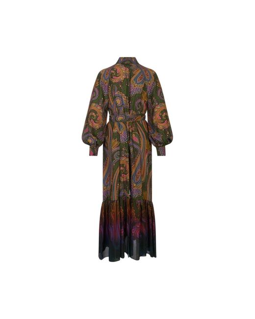 Etro Midi Overhemdjurk in het Brown