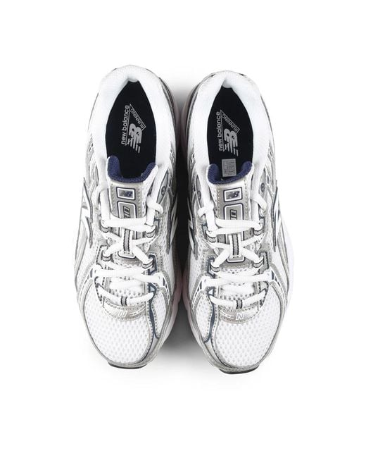 New Balance Zilveren Mesh Sneakers Met Abzorb Technologie in het White voor heren