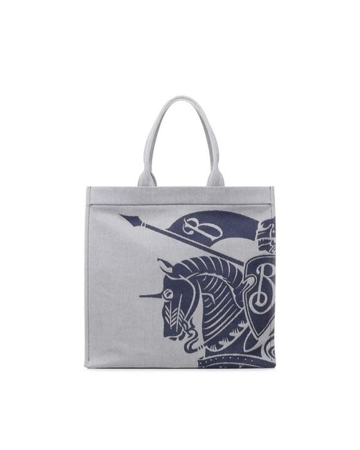 Tote Bags di Burberry in Gray da Uomo