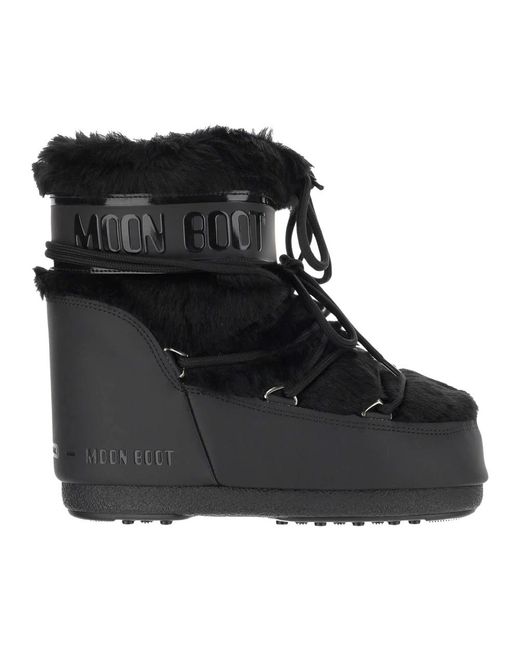 Moon Boot Black Winter Boots