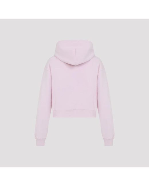 Jacquemus Hoodies & Sweatvesten ,Roze ,Katoen Le Hoodie Gros Grain in het Pink