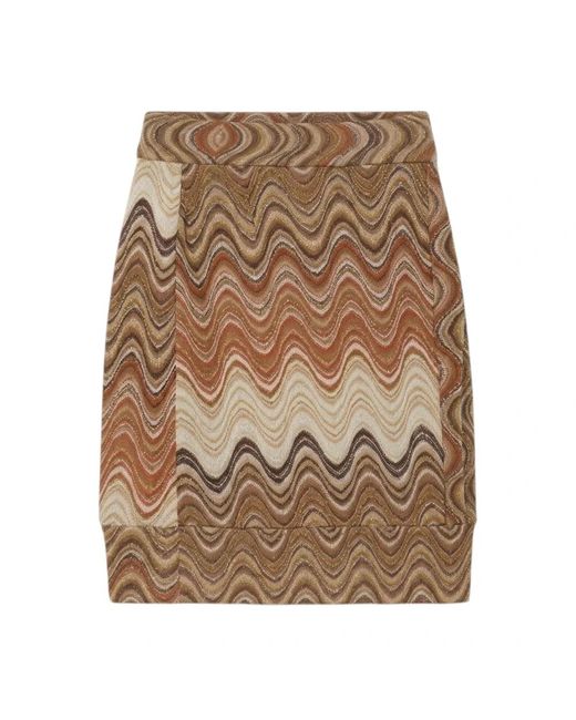 Mc2 Saint Barth Brown Short Skirts