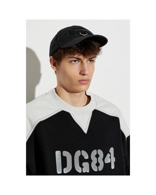 Dolce & Gabbana Black Caps for men