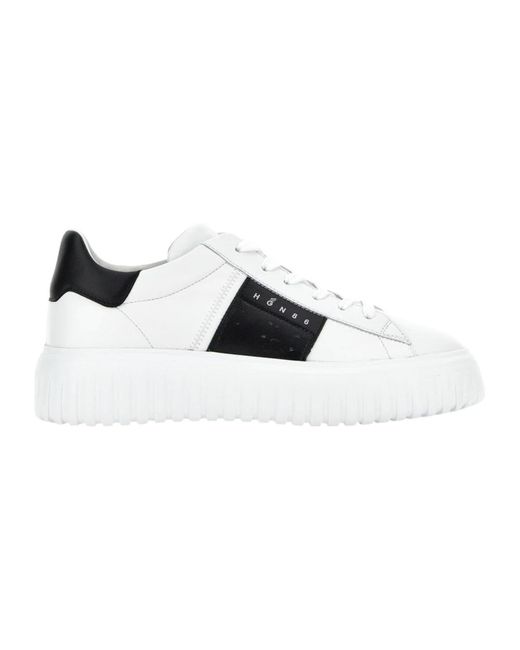 Scarpe piatte bianche di Hogan in Black da Uomo