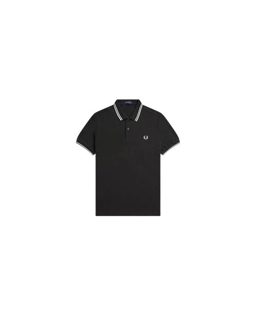 Fred Perry Black Polo Shirts for men