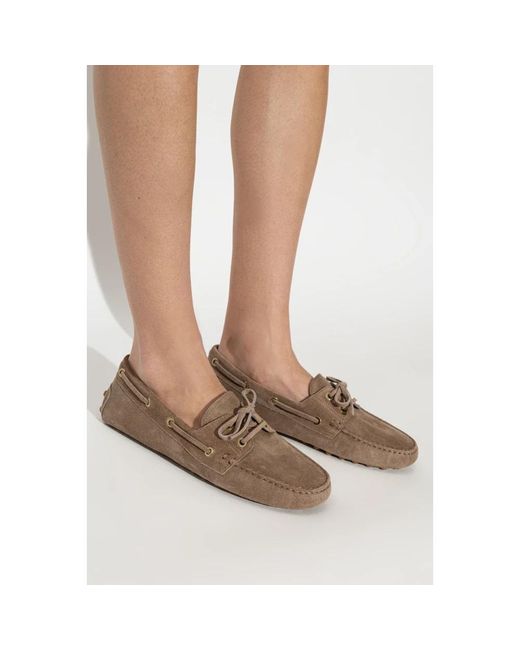 Tod's Brown Sailor Shoes