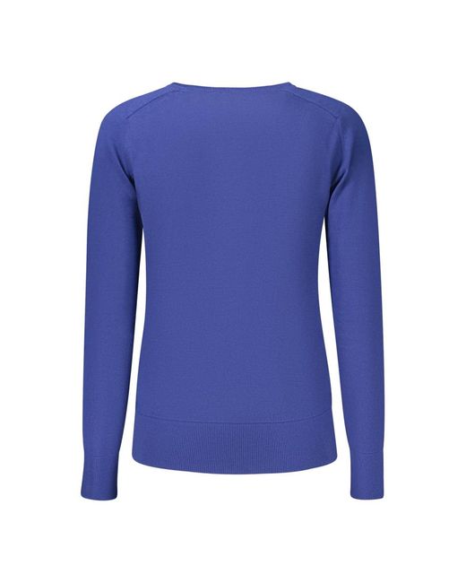 North Sails Blue V-Neck Knitwear