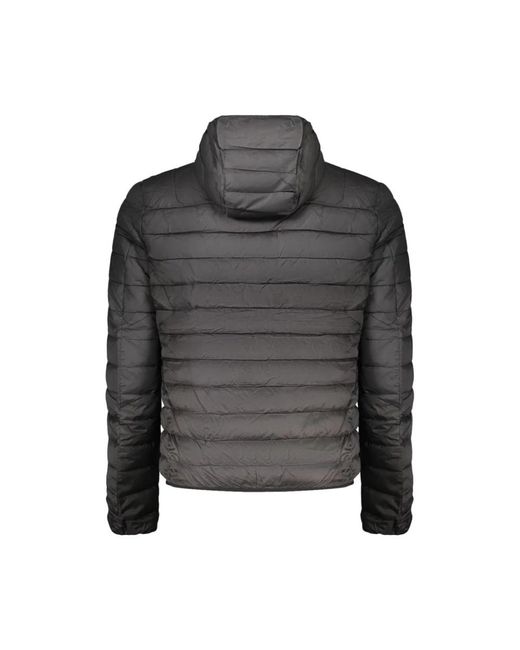 Roberto Cavalli Jassen ,Zwart ,Polyester Gewatteerd Gewatteerd Vest in het Gray voor heren