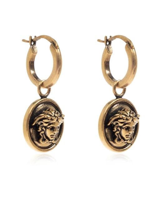 Versace Metallic Earrings