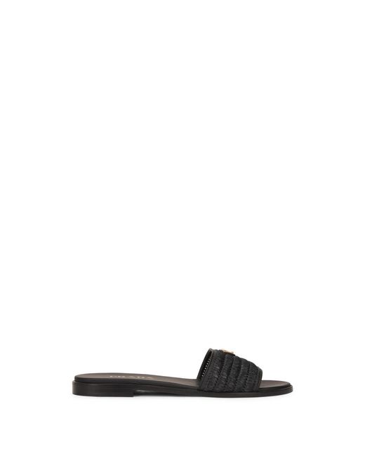 Prada Black Sliders