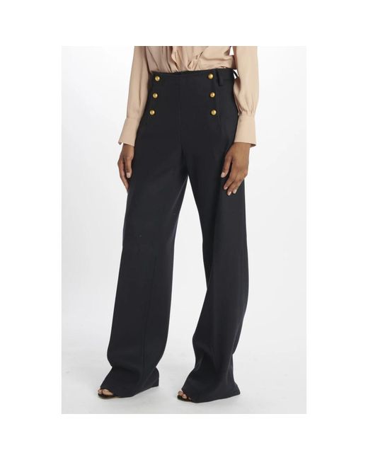 N°21 Black Wide Trousers