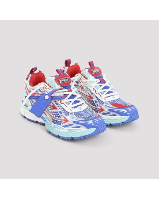 Off-White c/o Virgil Abloh Blue M-Be Right Back Net Sneakers for men