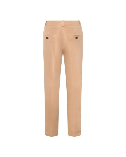 Peserico Natural Cropped Trousers