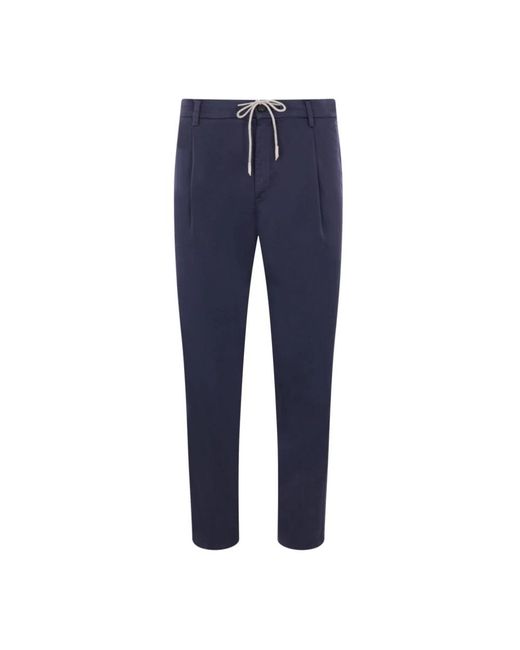 Eleventy Blauwe Joggingbroek in het Blue voor heren
