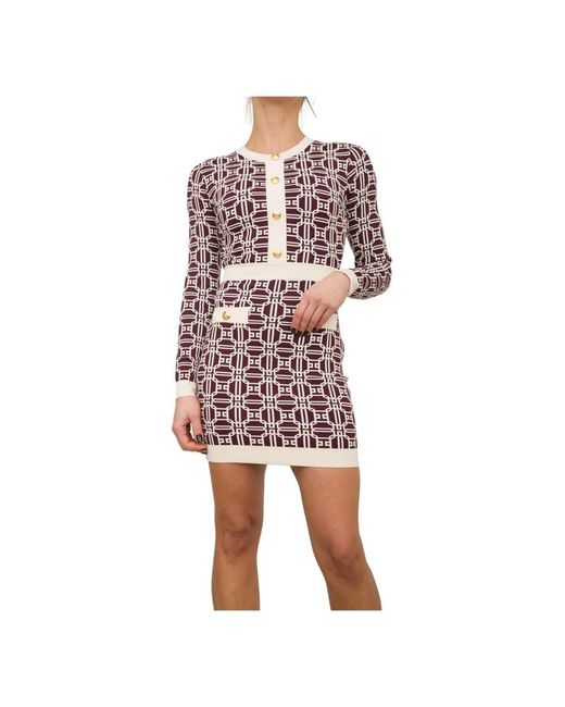 Elisabetta Franchi Pink Short Dresses