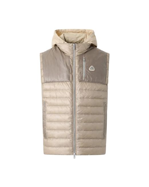 Moose Knuckles Cloud Walker Air Down Vest in het Natural voor heren