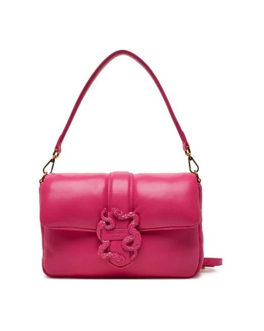 Just Cavalli Pink Shoulder Bags