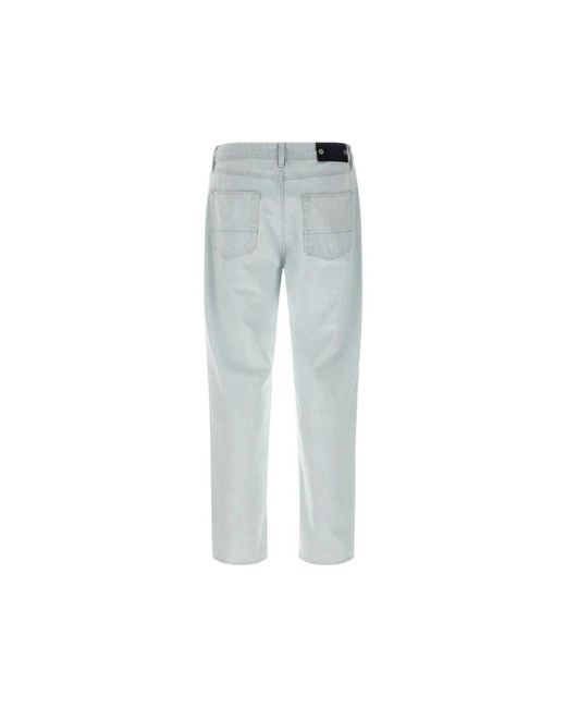 Stone Island Blue Straight Jeans for men