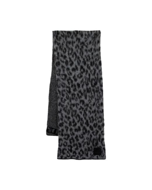 Anine Bing Gray Winter Scarves