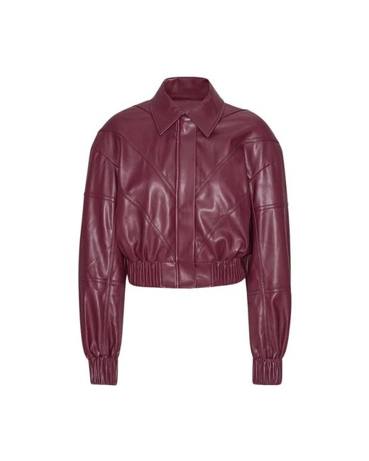 ROTATE BIRGER CHRISTENSEN Red Bomber Jackets