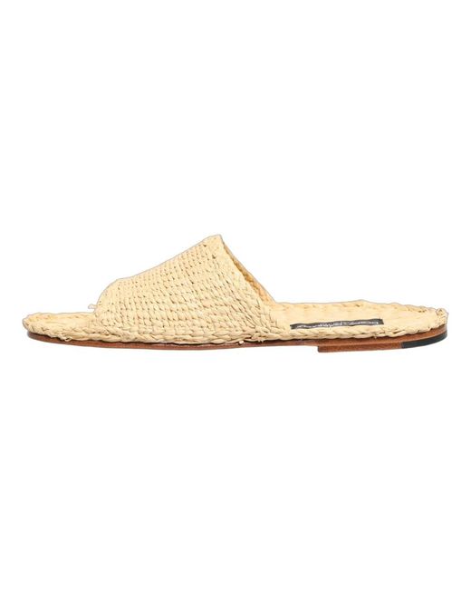 Dolce & Gabbana Natural Sliders for men