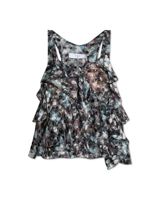 Sleeveless Tops IRO en coloris Gray
