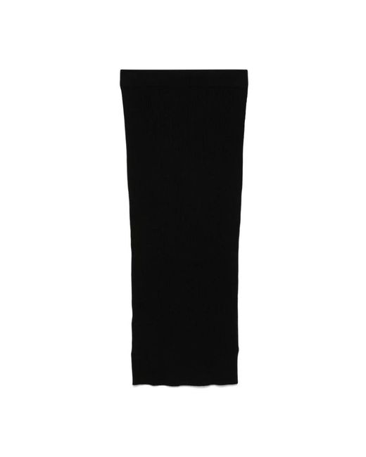 P.A.R.O.S.H. Black Midi Skirts