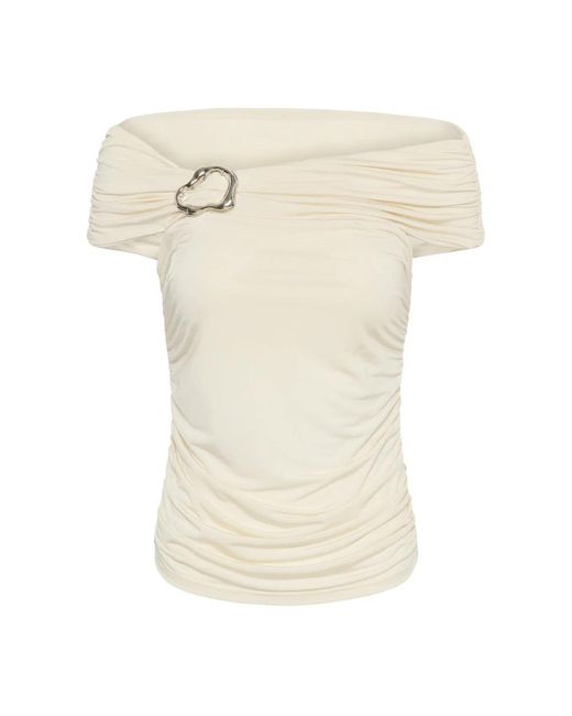 Gestuz T-Shirts in het Natural