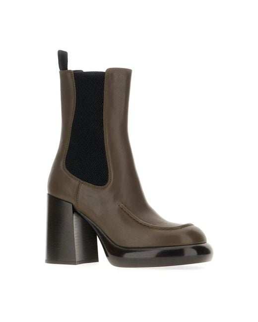 Burberry Brown Heeled Boots