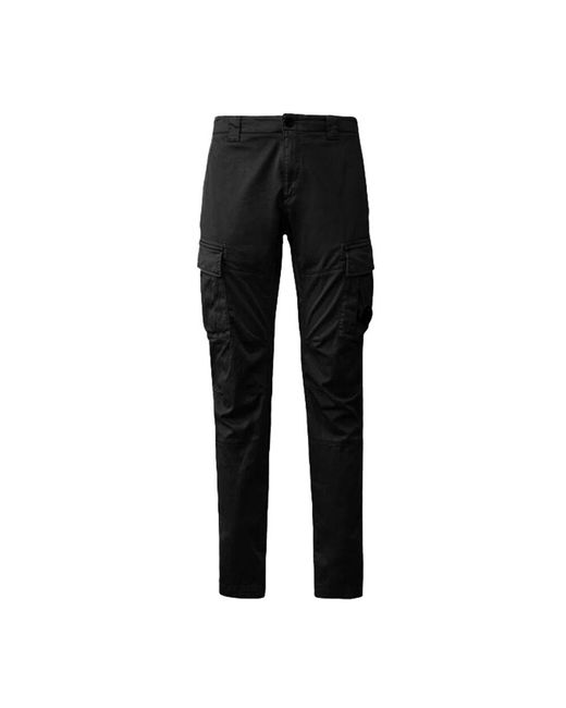 C P Company Schwarze cargohose mit linse in Black für Herren
