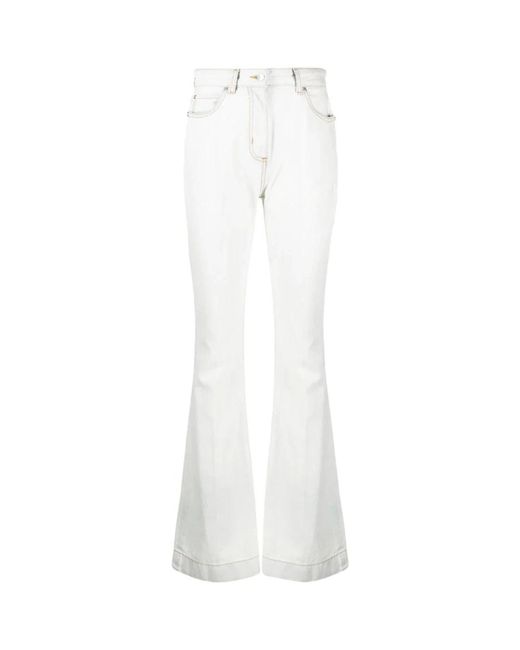 Etro White Flared Jeans