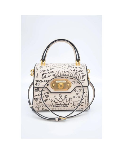Dolce & Gabbana White Handbags