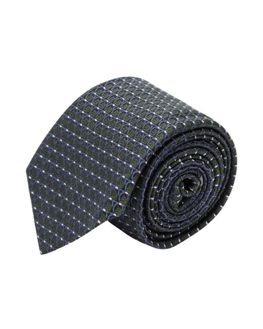 Ferragamo Cravatta Jacquard Pegasus Krawatte in Gray für Herren