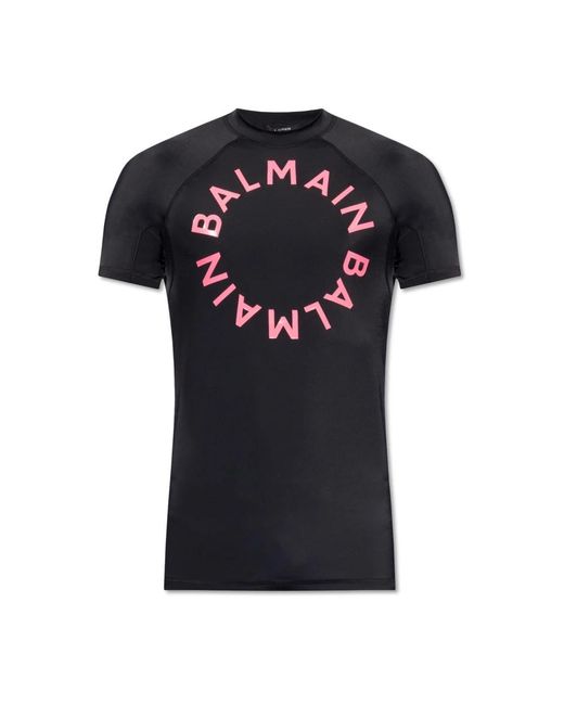 Balmain Schwimm t-shirt in Black für Herren