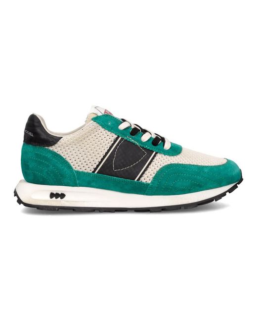 Philippe Model Schoenen ,Veelkleurig ,Katoen Tour Running in het Blue voor heren