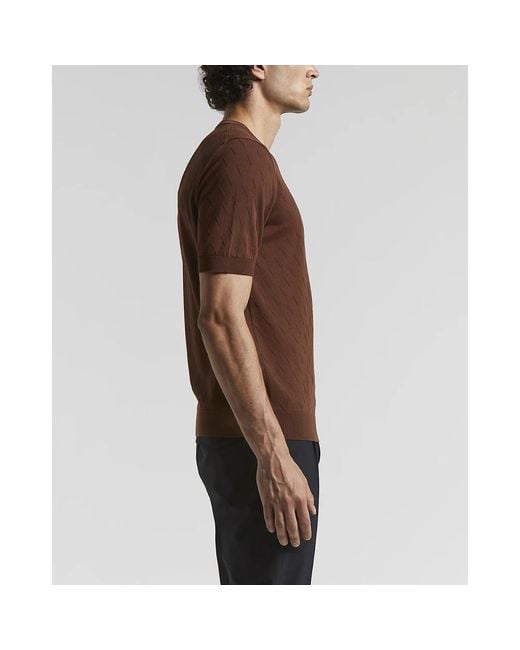 Round-Neck Knitwear Peserico pour homme en coloris Brown