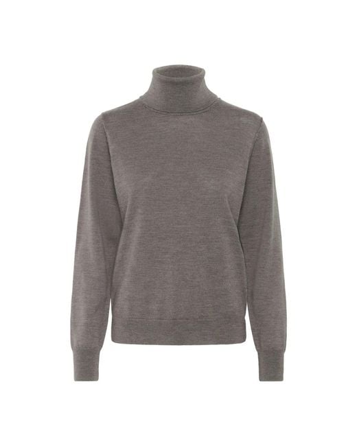 Part Two Turtlenecks in het Gray