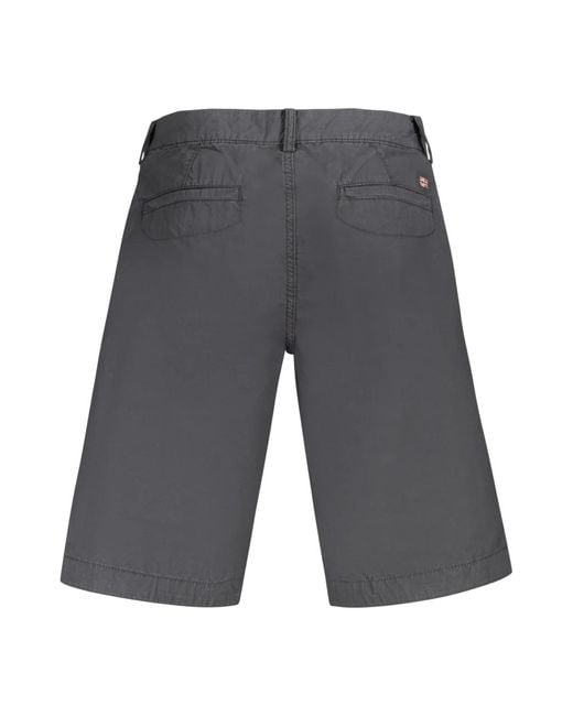 Napapijri Gray Casual Shorts for men