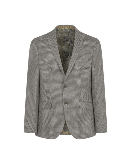 Etro Bicolored jacken für stilvolles aussehen,bicolored mrw jacket roma in Gray für Herren