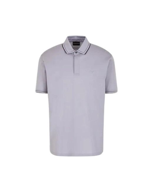 Emporio Armani Polo shirts in Gray für Herren