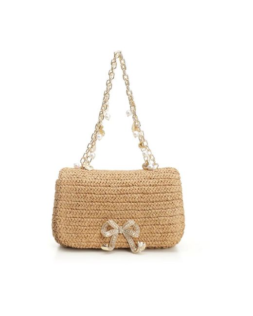 Self-Portrait Natural Shoulder Bags
