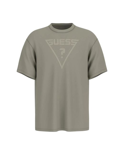 Guess T-Shirts in het Gray voor heren